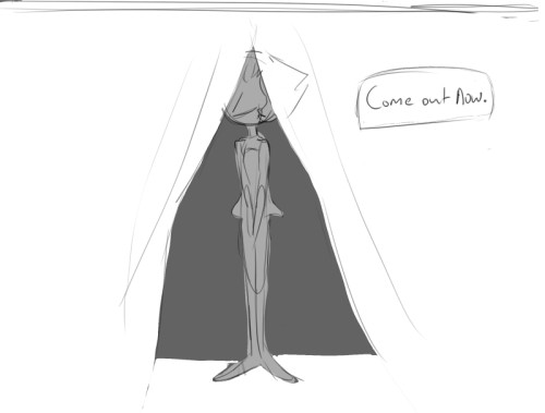 tryingmomentarily:  Fan Theory (If Rose isn’t Pink Diamond) - If Rose ever owned Pearl as a Quartz soldier, this is how I imagine it would have happened!! Sorry for the quality, i’m just wanted to throw the idea down :’) Awk ;; 