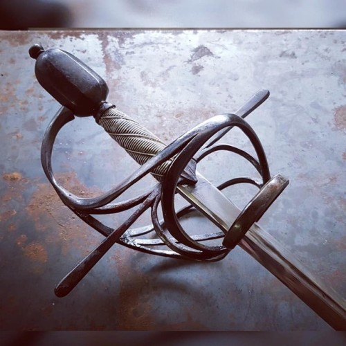 fab-bladesmith:A Rapier. Commission work.Very loosely inspired by A.577 of the Wallace Collection.Sp