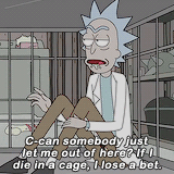 maslanies:  get to know me meme: [4/6] favorite male characters ≡ Rick Sanchez“Morty,