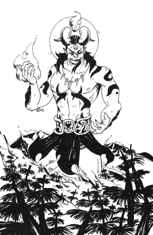 2017 INKTOBER DAY 10 : Gigantic