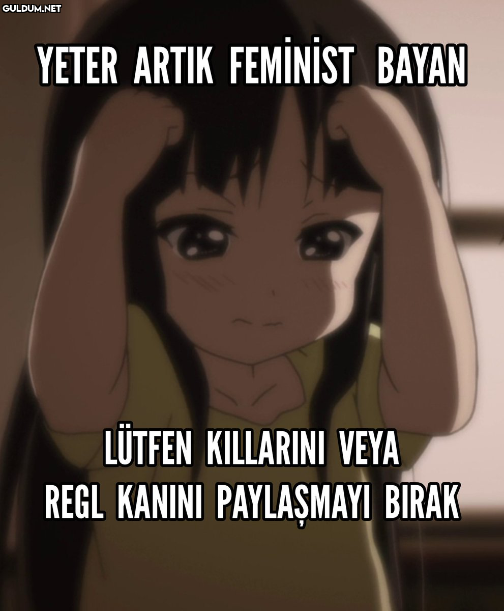 YETER ARTIK FEMİNİST BAYAN...