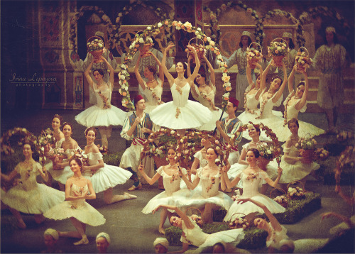 lasylphidedubolchoi:  Svetlana Lunkina, Nina Kaptsova and other Bolshoi dancers in Le Corsaire Le Jardin Animé Irina Lepnyova photography 