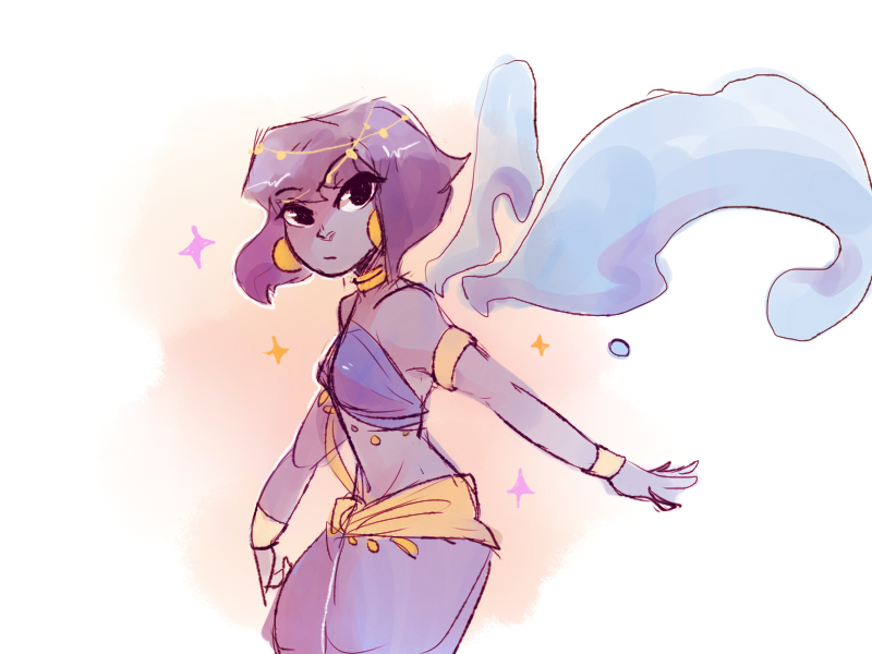 joker-ace:  Aladdin AU-ish where Lapis is a genie trapped in a magic mirror that