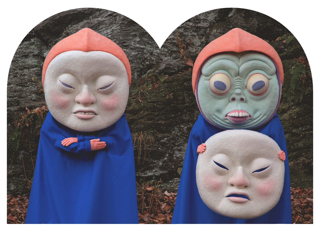 crossconnectmag:  Felt Masks by Paolo del ToroPaolo del Toro brings a unique spin