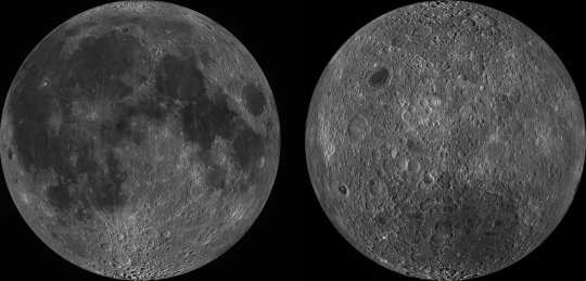 5triderofthenorth:  tr4nsduck:  one-in-lemillion:  squided:   i was curious what the other side of the moon looked like so i googled it and i’m so glad we got the side we did the moon’s ass ugly   You’re so rude to Miss Moon the reason her ass is