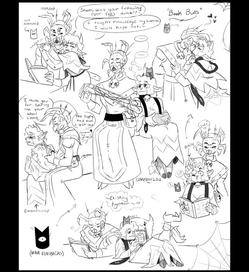 Ok So Like, 3/4 Bishop X Lamb MASS Doodle Pages, Had Done Traditionally On Paper, And Spent The Rest