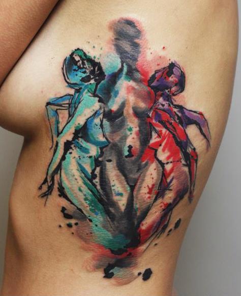 wetheurban:  Unique Watercolor Tattoos, Ondrash Czech Republic-based artist Ondrej Konupcik, aka Ondrash, has a tattoo style that’s different from the usual thick, black outlines—his colorful pieces mimic the carefree fluidity of watercolor paintings.