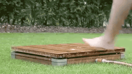 gifsboom:  Genius pool shower 