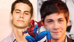 superherofeed:  BREAKING: DYLAN O’BRIEN and LOGAN LERMAN being considered for new SPIDER-MAN role. REBLOG!!
