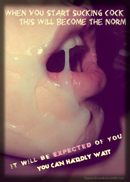 onmyknees4strangers: sissyhotgifs:   Sissyhotgifs Sissy hot captions, a blog where sissy fantasies b