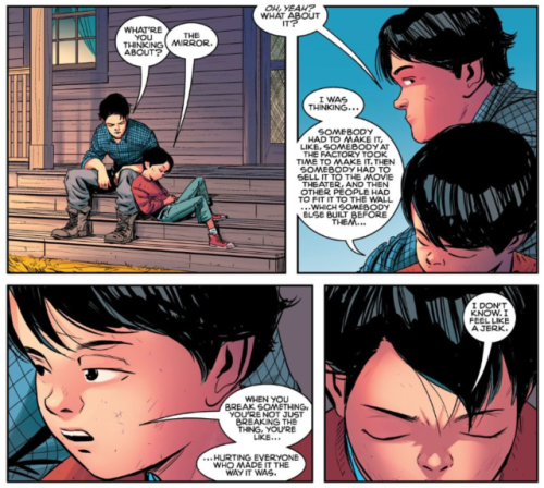 Superman: American Alien #1When you break something, you’re not just breaking the thing, you&r