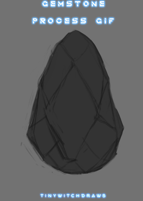 tinywitchdraws: Gemstone process gif 