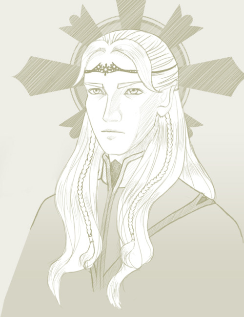 hereff:ArafinwëSupposed to draw Finrod but he refused to play, have Finarfin instead :)Oh, beautiful