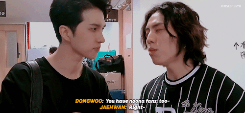 kimseongkyu:  shouldn’t you be used to this already dongwoo 🙊[ translation by: highlightvixx subs ]