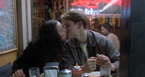 hirxeth:  “You’re not perfect, sport, and let me save you the suspense: this girl you’ve met, she’s not perfect either. But the question is whether or not you’re perfect for each other.” Good Will Hunting (1997) dir. Gus Van Sant 