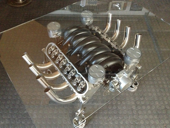 feather-the-throttle:  highwaycruisin:  Cofee tTable For Petrol Heads. Anyone…?