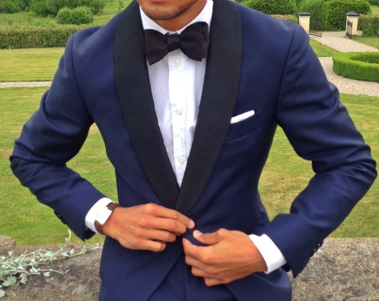 LOUIS-NICOLAS DARBON — This weekend I wore Midnight blue tuxedo by