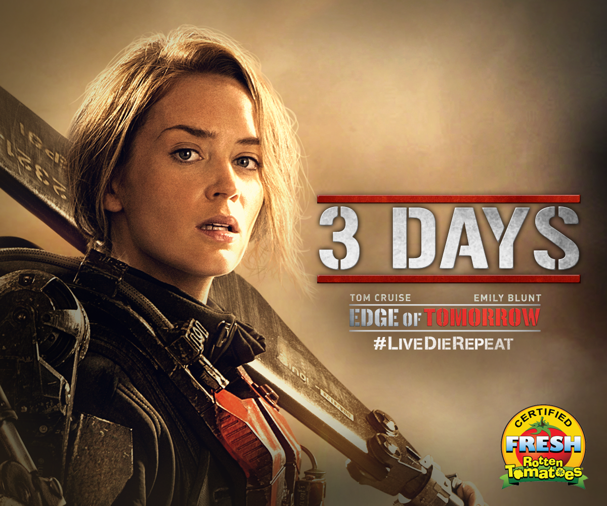 edgeoftomorrow:  “Emily Blunt has grit and grace. She’s a force of nature.”