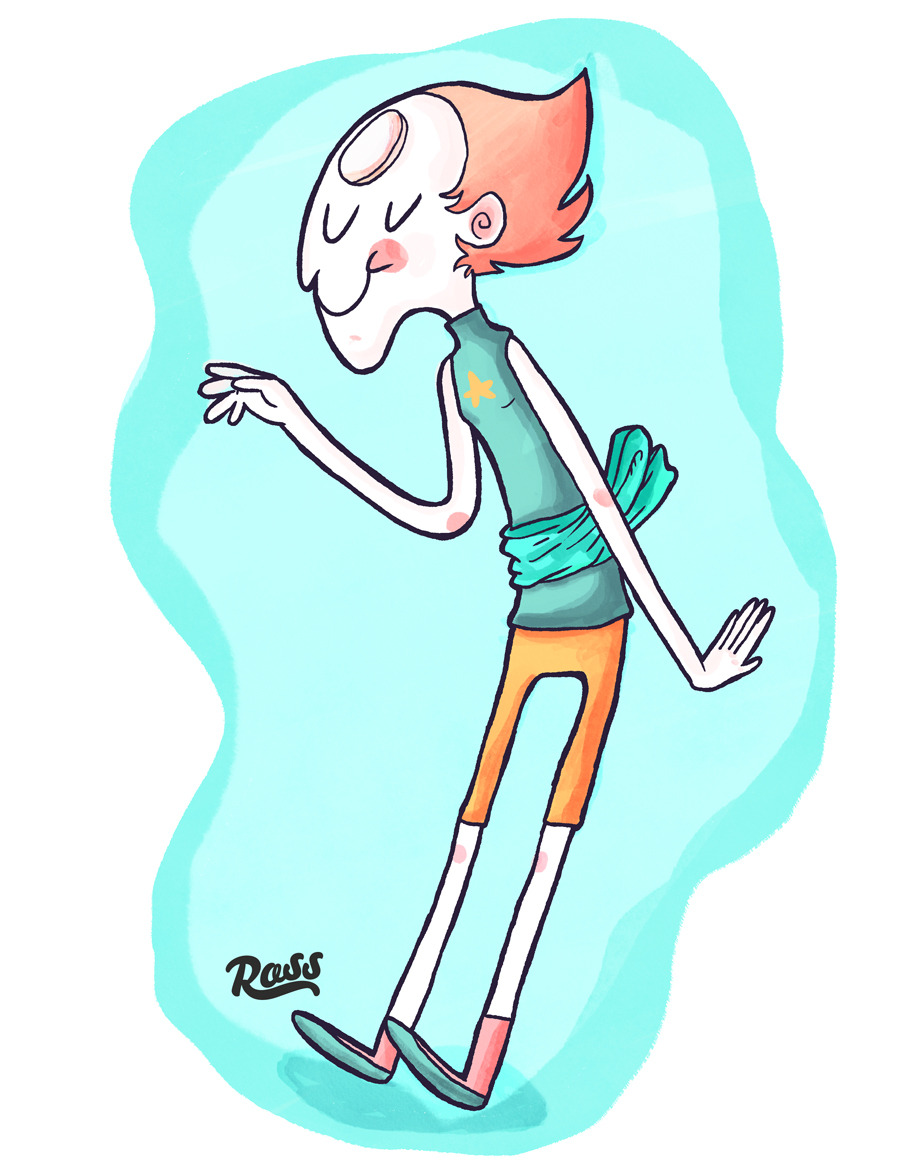 rossmarisin:   fan art de Perla &lt;3 mi personaje favorito de steven universe!