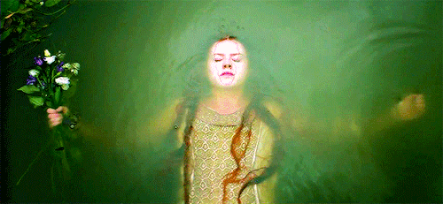 princess-of-france:aryainwinterfell:Her clothes spread wide, And mermaid-like a while they bore her 