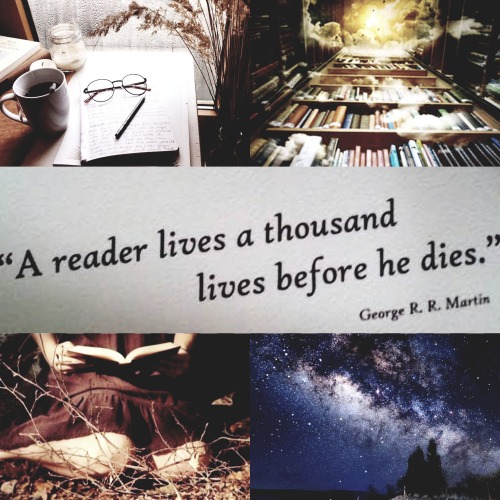 "...The Man Who Never Reads Lives Only One."