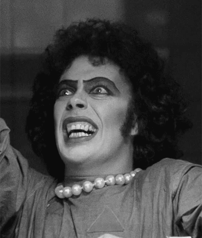 Frank’s expressions [part 1] [part 2] [part 3]Tim Curry as Frank N. Furter - The Rocky Horror Pictur