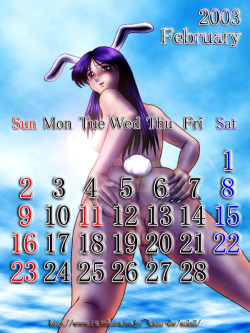 porn-n-hentai-bloging:  Calendar-2003-02-Feb.jpg