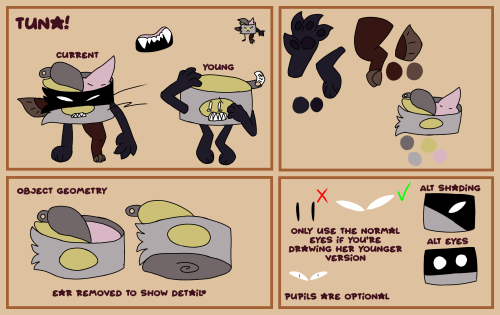 Some Reference Sheets For Some Of My Ocs