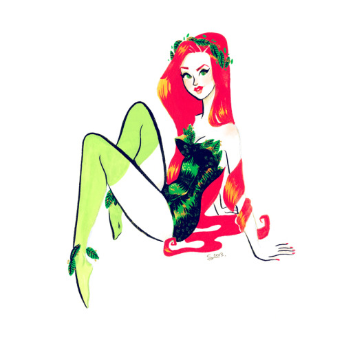 sibyllinesketchblog: Poison Ivy ! Buy prints here :)