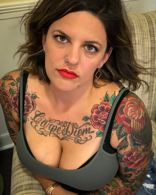 Carrie CapriHeavily Tattooed WomanI’m on yet another social media platform. I’m posting 