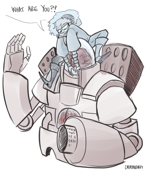 catastrotaffy:  @mrcaputo Gotta be honest, I wish this fan robot was in the game. I’d love to fight one of them. I reckon it’s about to swat that irritating thing off its head. 