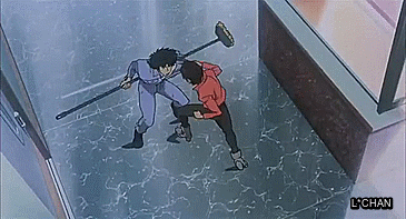 lissachan504:  SPIKE +BROOM COWBOY BEBOP 