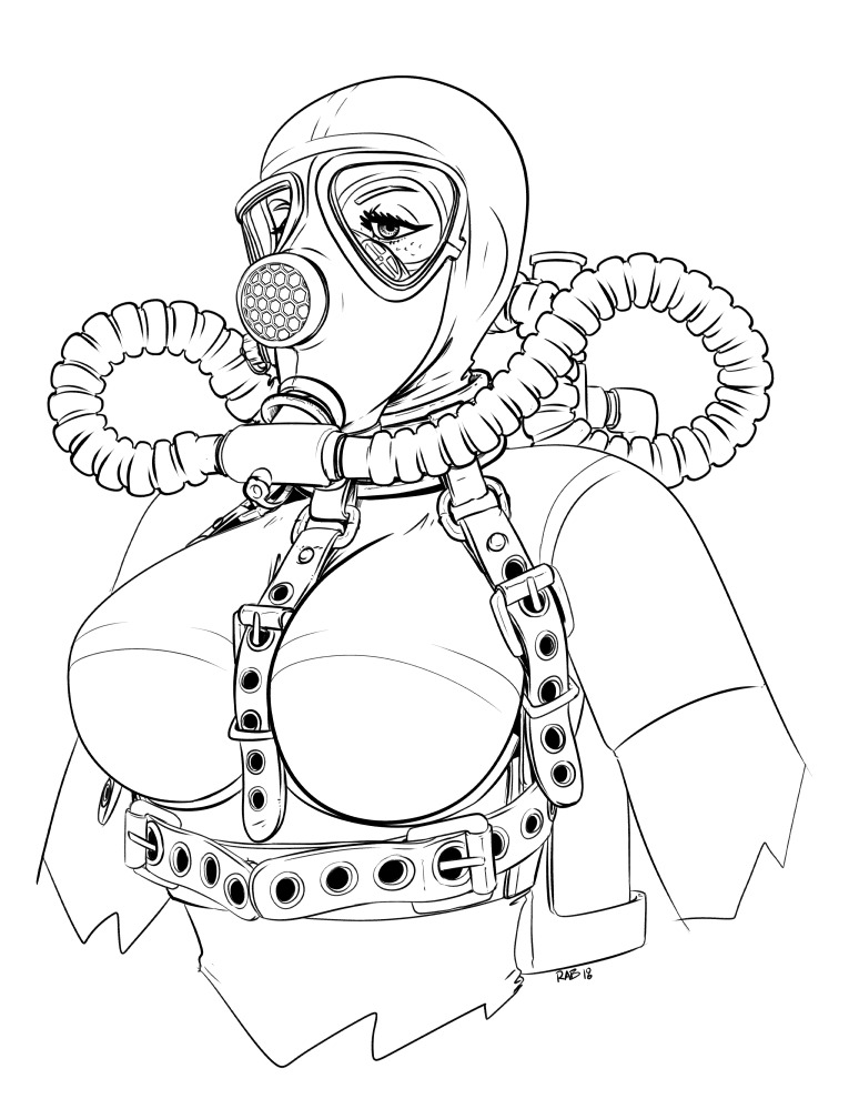 commander-rab:  Went and inked one of the bits from the sketch dump from yesterday.