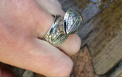 Our recently complated MAXIMILIAN ring was inspired by 15th century German jousting helmets.&nb