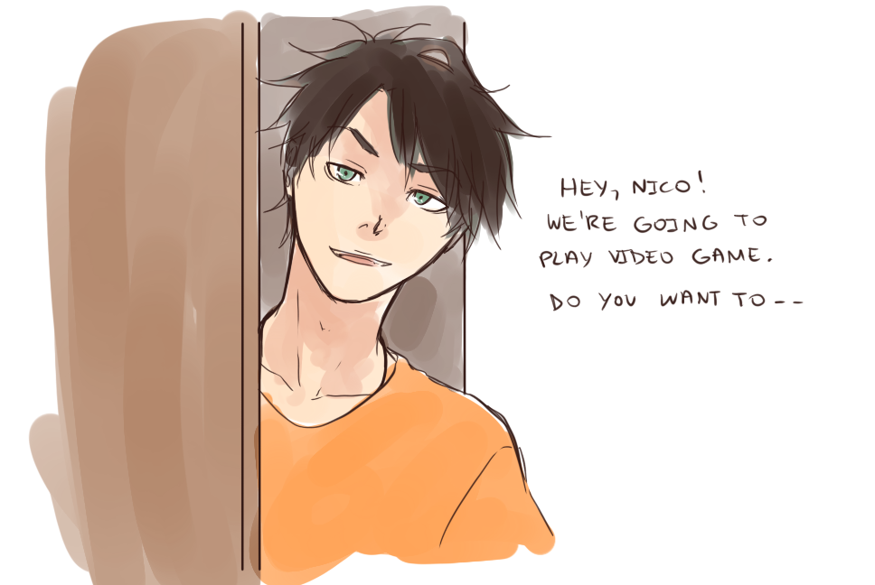 poopyuu:  Hhhm I was supposed to draw Nico in his undies… But I thought it would