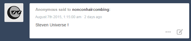 nonconhaircombing:  Obvious ship choice is obvious. 