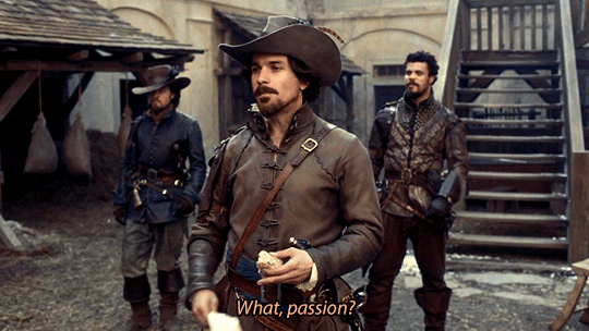 enigma-the-mysterious:29-pieces:unkindness313:A classic Aramis moment*proceeds to fall in love with 