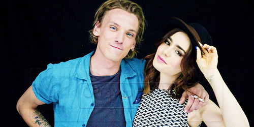 daisycallowys:  Lily Collins and Jamie Campbell Bower by Michael Muller 