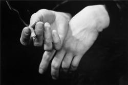  Bob Dylan’s hands by Barry Feinstein,