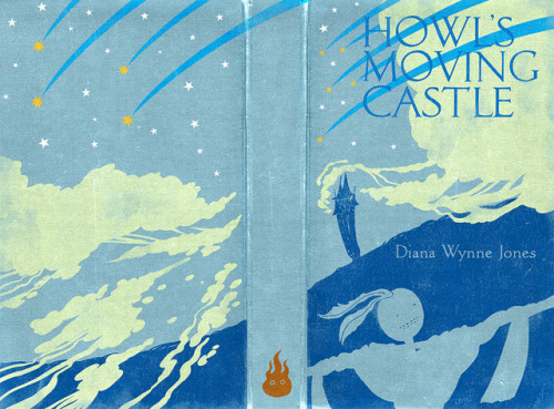 josepheichstaedt:Cover and interior illustrations for Diana Wynne Jones’ Howl’s Moving C