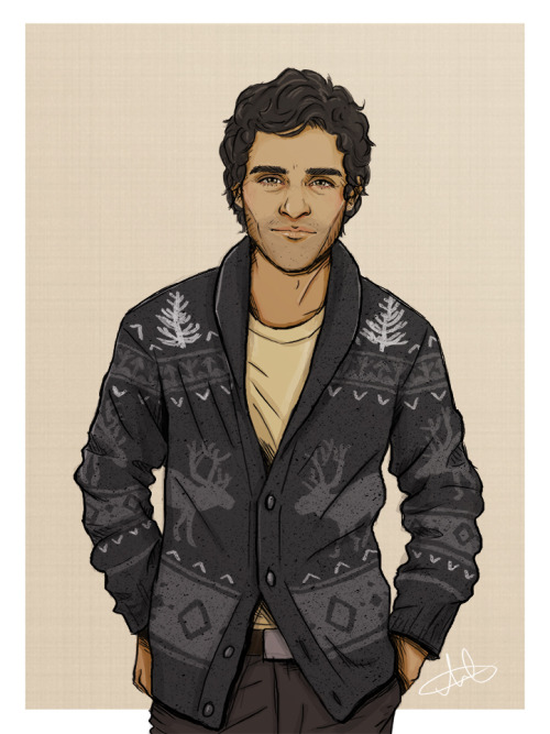 animalasaysrauer:poedamezon:poe wears cardigans and no one can convince me otherwisechristimas jumpe