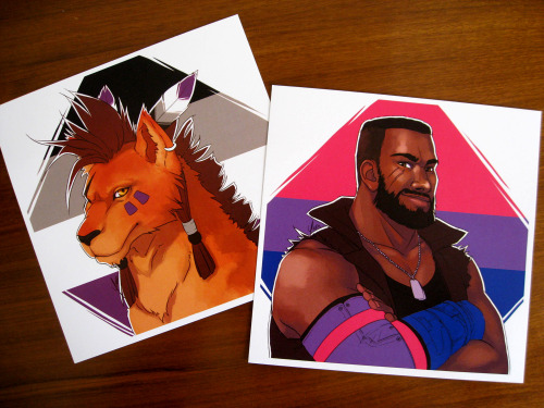 Pre-orders open!Pre-orders are now open for my queer FF7 prints! The pre-order period will last unti