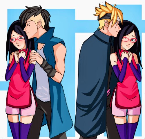 who do you ship Sarada with?