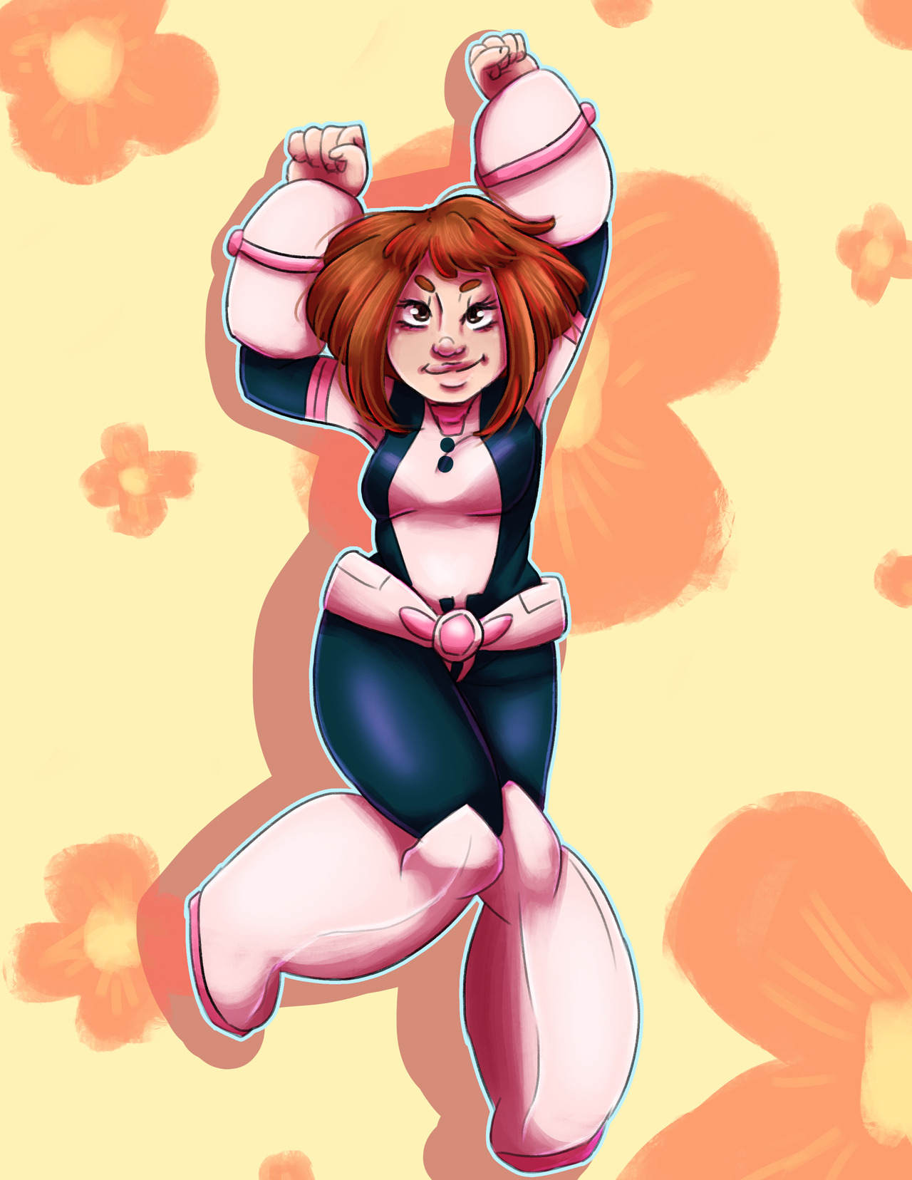 princesspandi: An early B-Day present for my bf of Uraraka from Boku no hero academia!