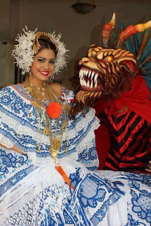 Polleras, PanamaA pollera is a Spanish term for a big one-piece skirt used mostly in traditional fes