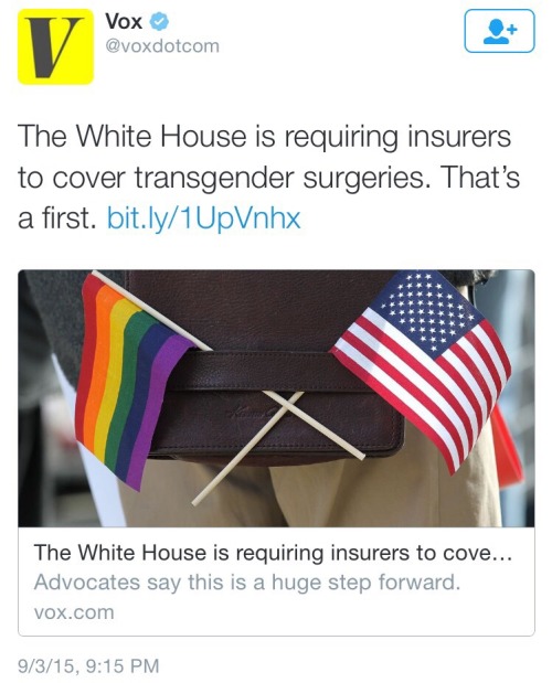 fandomsareweird: prinxe-milo: commongayboy: Great news for the trans community! THIS IS SO GR8 AND T