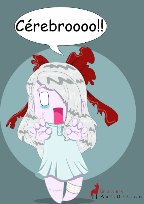 Fanart Da OC Dahttps://www.facebook.com/ale.siquel?hc_location=stream, A Zuzu, Como Chamada Uma Zumbi