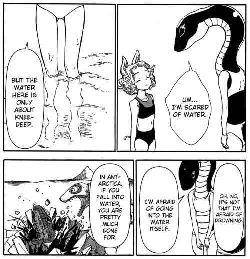 banavalope:dragondicks:megaru:lmbwy:adorable beautiful tall awkward scaredy snake girl the manga is 