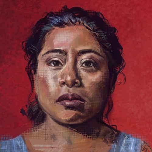 A portrait of @yalitzaapariciomtz !!! It was challenging and I didn’t nail her pretty face, but I ju