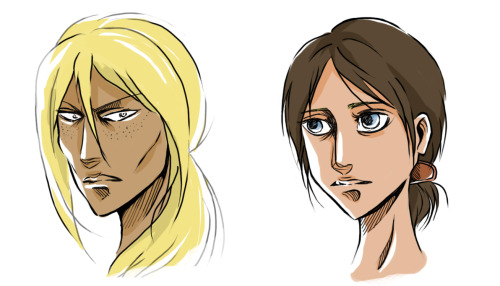 What if they were to switch their hairstyles?  …….